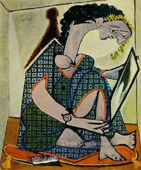Woman with a Watch 1936 Pablo Picasso Oil Paintings
